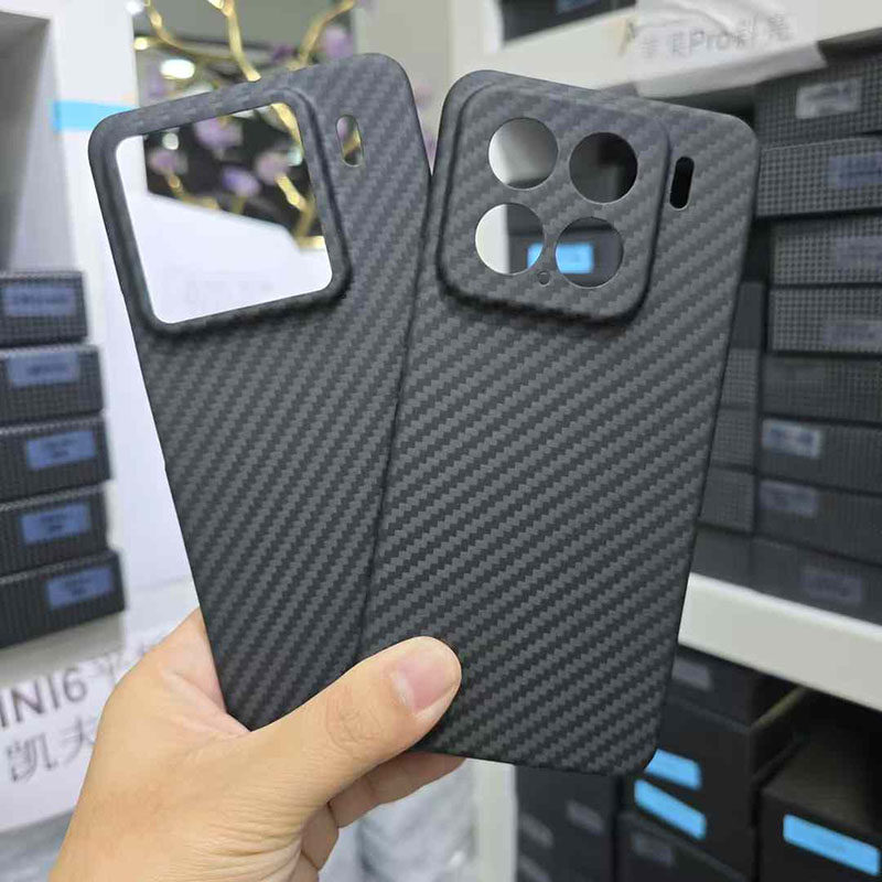 适用小米15 Pro Mi15凯夫拉碳纤维手机壳芳纶超薄一体成型防摔防爆电话套保护壳