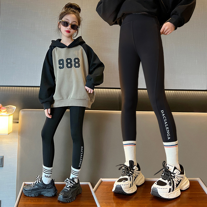 女童打底裤秋冬款外穿加绒女大童鲨鱼裤高腰芭比裤子冬季儿童冬装,童装/婴儿装/亲子装,裤子,淘宝优惠券,粉丝福利购,淘宝优惠卷