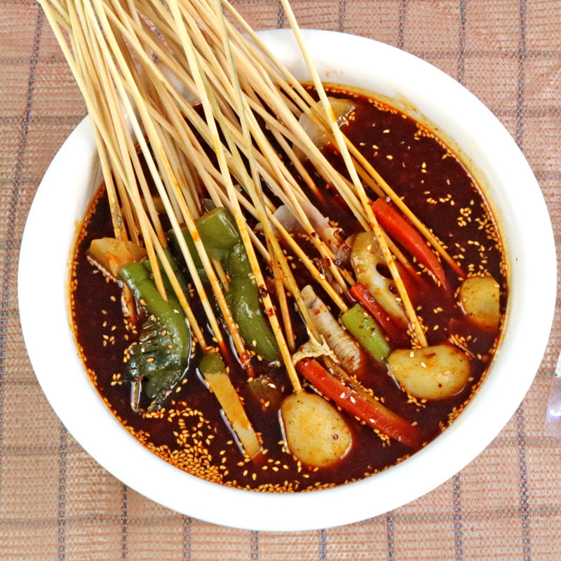 钵钵鸡冷串料正宗重庆冷锅串串香底料商用配方四川乐山调料包超辣