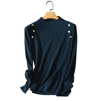 半高领打底衫女秋冬内搭洋气立领