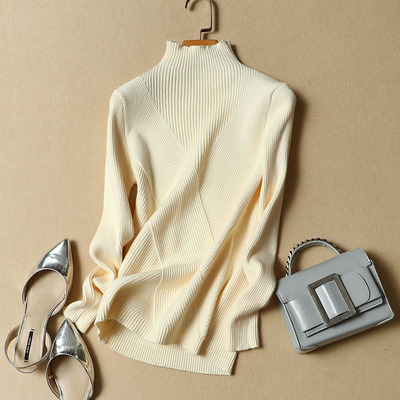 半高领打底衫秋冬新款修身风毛衣