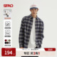 衬衫 SPAO韩国同款 男女同款 简约休闲格子长袖 25年冬季 新品