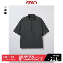 夹克短袖 2024年春夏新款 防风衣外套SPJJE25C22 男时尚 SPAO韩国同款