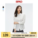 SPAO韩国同款 25年春秋女士通勤简约易搭雪纺衬衫