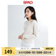SPAO韩国同款 露肩上衣针织毛衣SPKWE4TW30 秋冬女士简约时尚
