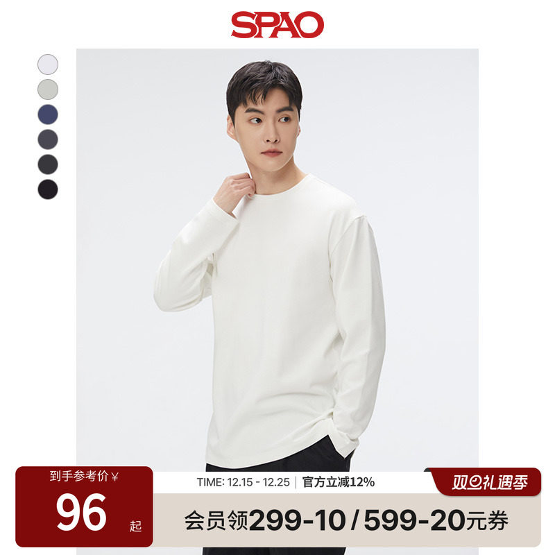 SPAO春季新品易搭长袖T恤