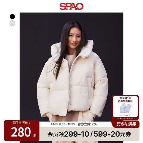 SPAO冬季棉服保暖外套