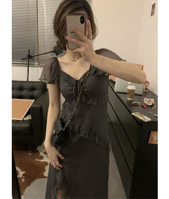 清冷气质重工耳边设计感显开叉