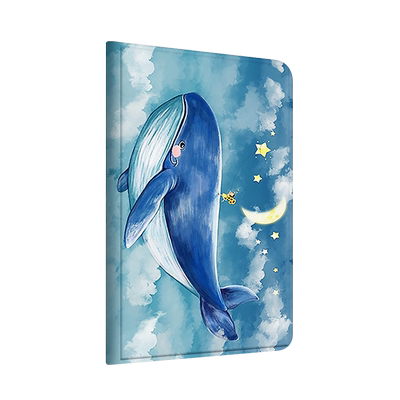 卡通蓝鲸鱼创意平板保护套