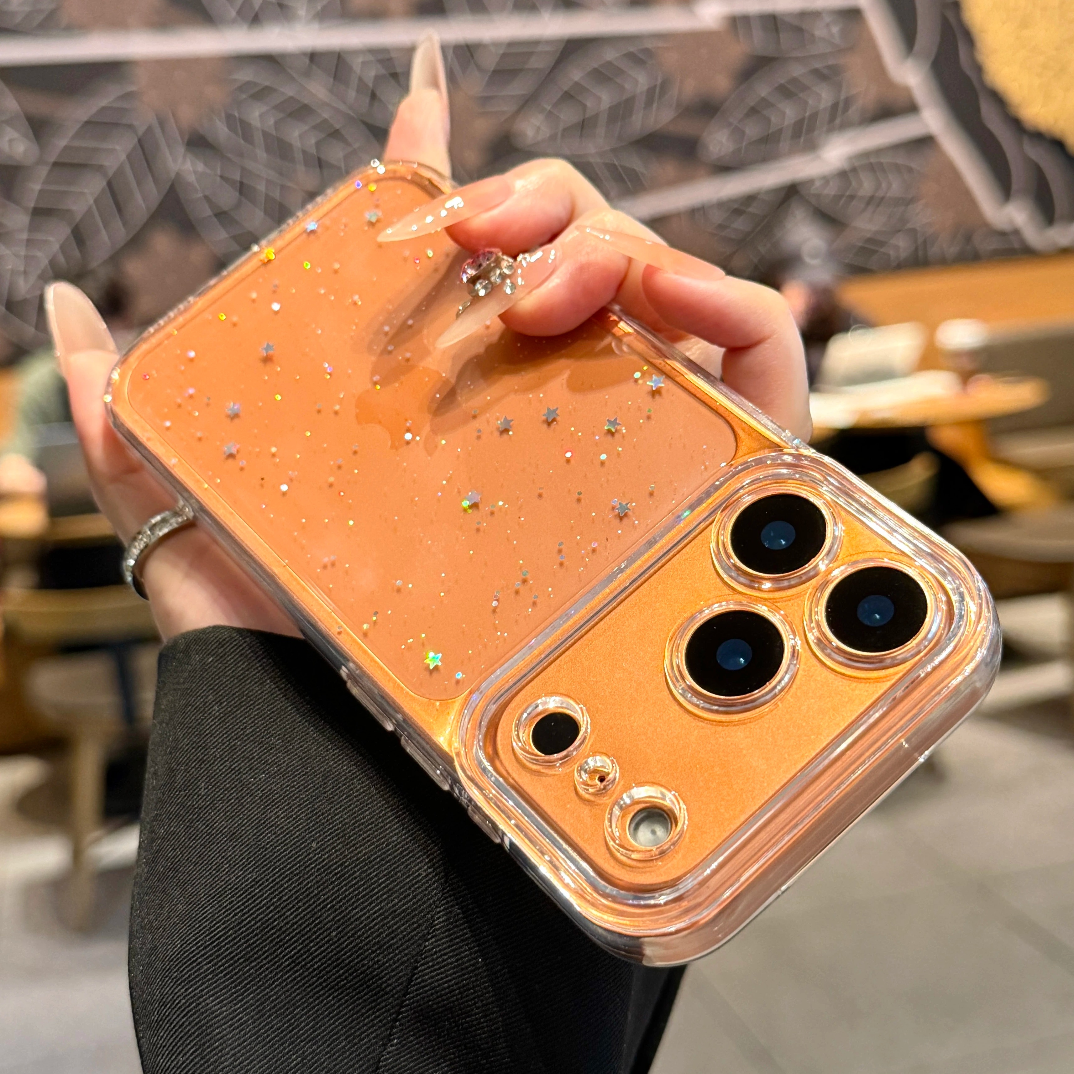 适用苹果17promax手机壳新款iphone17透明闪粉16pro保护套奢华15小众高级感air全包防摔14简约女款13超火爆款