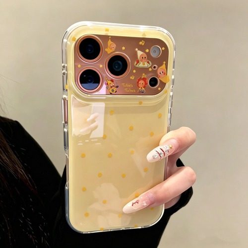 适用苹果17手机壳简约波点iphone17promax卡通可爱女16pro高级感小众超好看独特15超火网红17全包防摔保护套