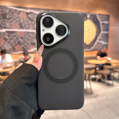 适用华为pura80pro手机壳新款磨砂磁吸充电70Ultra保护套简约mate70pro+全包防摔60pro超好看透明mt70爆款男