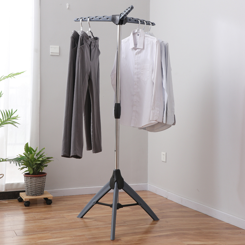 伸缩折叠单杆式阳台室外挂衣架