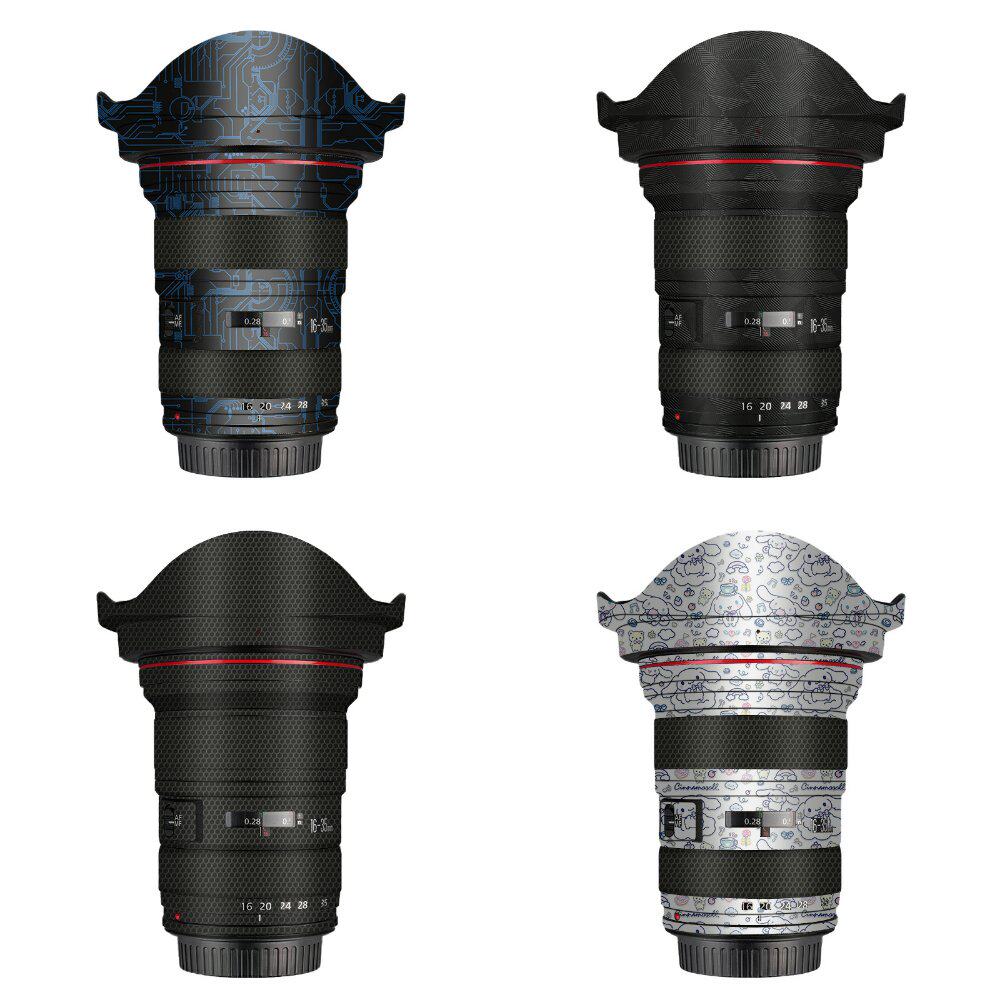 适用于佳能EF16-35 f2.8二代保护贴膜 1635碳纤维贴纸磨砂贴皮3M - 实物图