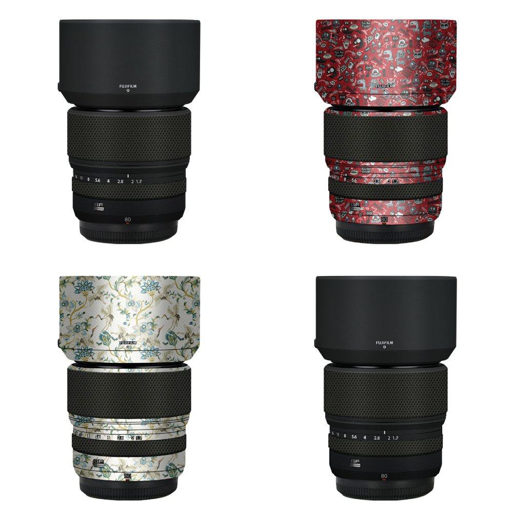 漫步驴适用于富士GF80 F1.7 镜头保护贴纸改色膜贴纸全包3M彩色纸