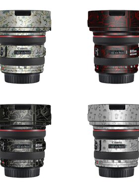 漫步驴适用于佳能EF8-15mmf4L保护贴纸镜头815贴纸全包贴皮3M皮肤