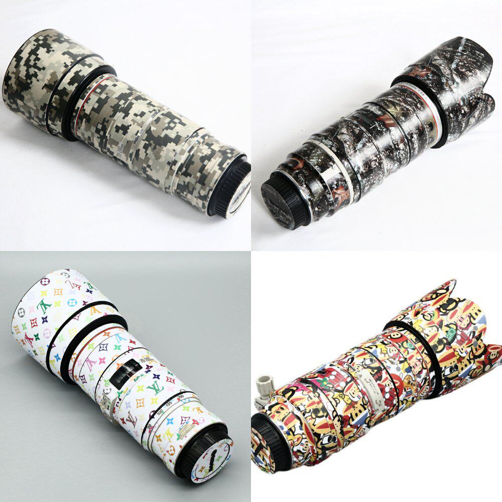 背包客适用于佳能EF 70-200mm f/4L USM(小小白)镜头贴纸彩色贴纸