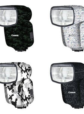 漫步驴适用于佳能闪光灯SPEEDLITE EL-5无痕背胶贴纸彩色保护贴纸