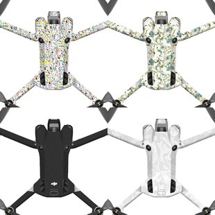 漫步驴适用于大疆DJI Mini 4 Pro无人机磨砂碳纤维贴纸DJI改色膜
