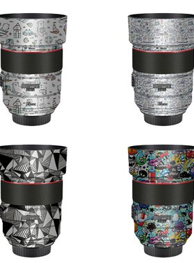 漫步驴适用于佳能EF85mmf1.4L镜头保护贴纸贴纸85F1.4贴皮3M皮肤