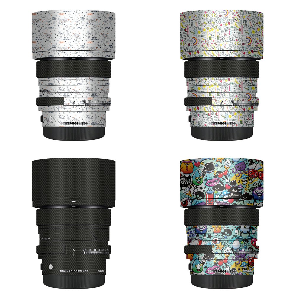 漫步驴适用于适马65F2 DG DN镜头贴纸改色膜索尼口贴纸全包3M贴皮