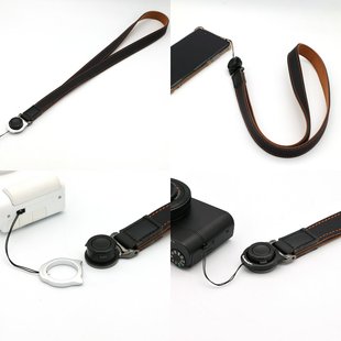 背包客BBK-S130数码相机颈带手机MP4手电等挂带肩带快拆皮革背带