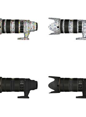 漫步驴适用于尼康AF-S70-200F2.8二代镜头大竹炮贴纸全包改色贴3M