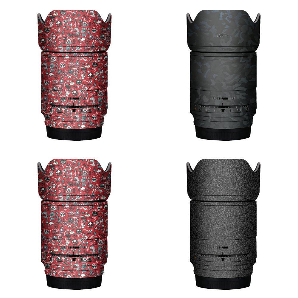 漫步驴适用于唯卓仕AF50F1.8索尼口镜头保护贴纸彩色贴皮无痕皮肤