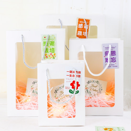 教师节送老师生日礼品手提纸袋