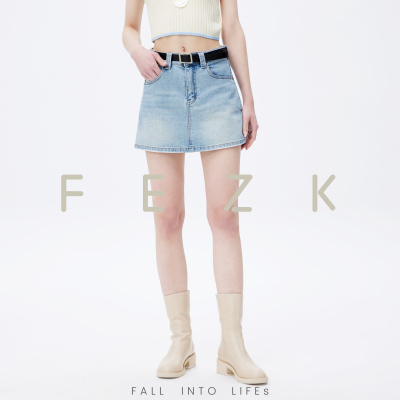 FEZK  summer calm•个性拼接防走光设计 清晰色系舒适裙裤FL06