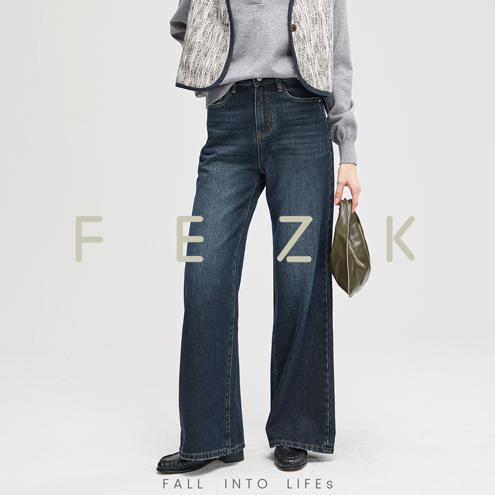 FEZK keep comfort•经典复古质感莱赛尔高舒适休闲微阔直筒FL119