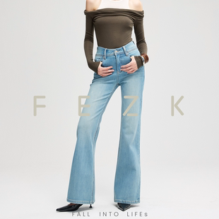 莱卡四面弹无束棉感阔喇裤 FL035 Zephyr•三线稳定弹性工艺 FEZK