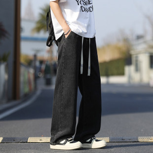 款 2026新款 潮流时尚 男高街休闲宽松舒适直筒裤 美式 直筒牛仔裤