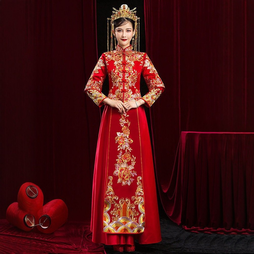 2025新款冬季龙凤褂秀禾婚服大码