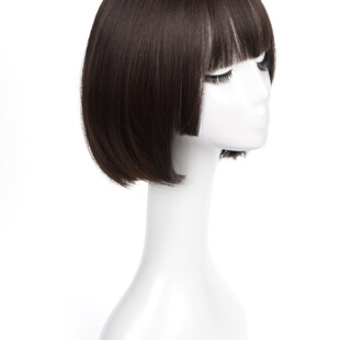 假发女全头套蓬松修脸日常短发韩国鬓发bobo头套梨花头内扣卷发