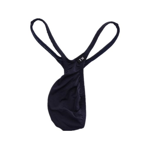 男士丁子裤高弹力冰丝面料葫芦型前半包男式单丁裤性感男裤头 T裤