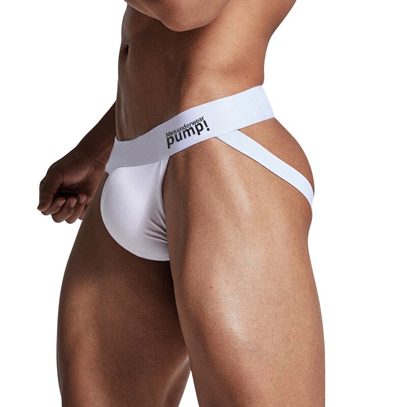 【裤身图】men underwear pump! 性感男士双丁内裤棉质低腰