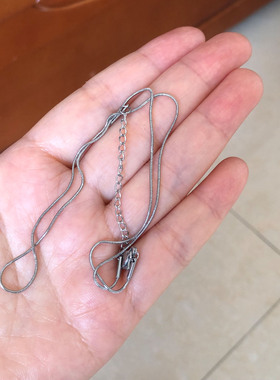 简约款钛钢材质素链叠戴锁骨链日常百搭脖子配饰