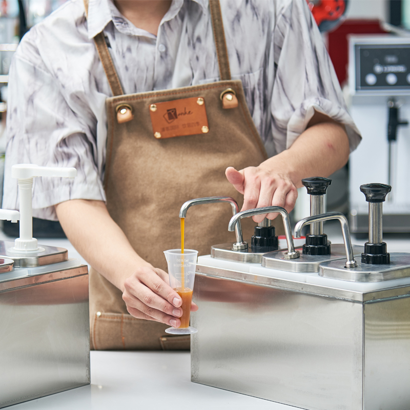 奶茶店摩卡可调节不锈钢30cc压泵