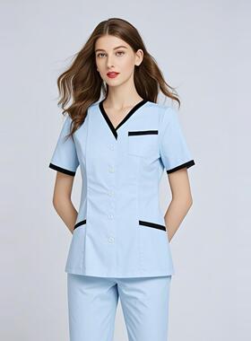 玫绮格女装夏季医疗美容皮肤管理护理师工作服医院前台诊导护士服