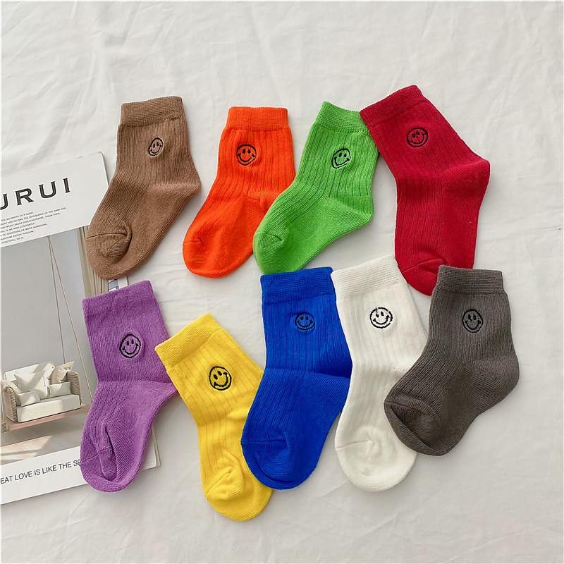 萌萌哒秋冬季韩版儿童袜子潮ins男女小童棉袜小孩宝宝中筒袜在类目 童装/婴儿装/亲子装, 儿童袜子(0-16岁)中 - 来自Buy2taobao.com提供专业的淘宝代购服务