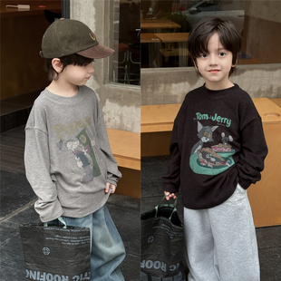 上新当天39.9元 男女童牙签绒卡通T恤 包邮