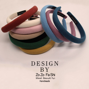 韩国复古春夏款 百搭 暗条纹头饰发箍高颅顶气质头箍网红2025年新款