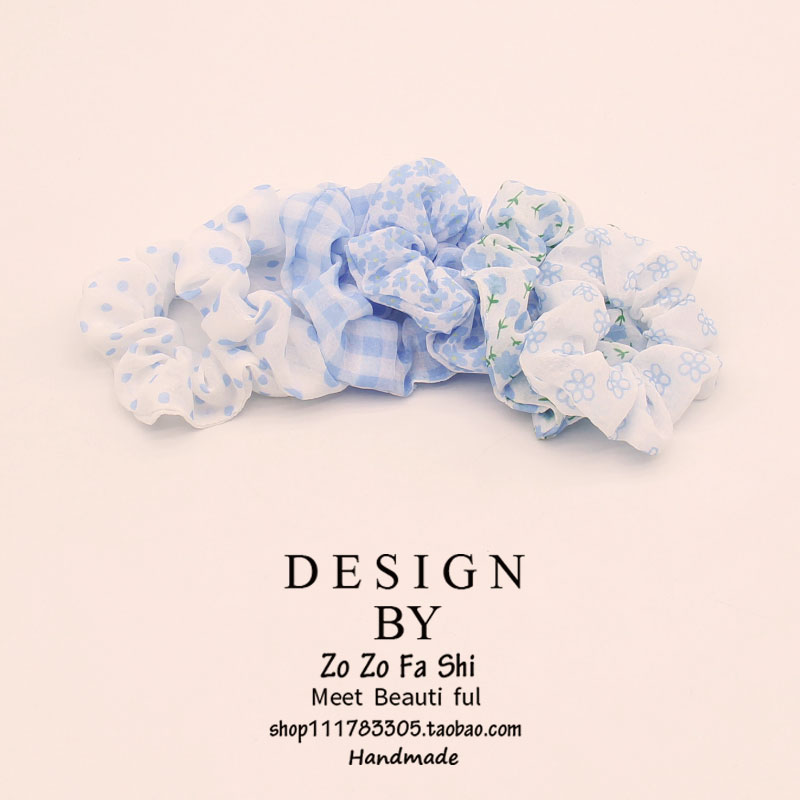 韩国猪大肠发圈bm清新简约气质