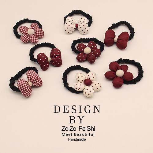 蝴蝶结发饰丸子头2025新款皮筋