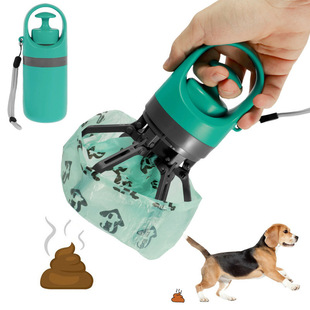 New Dog Pooper Scooper Pet Outdoors Portable Claw Poop