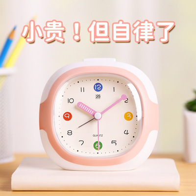闹钟学生专用静音简约起床多功能智能电子时钟儿童钟表男女孩