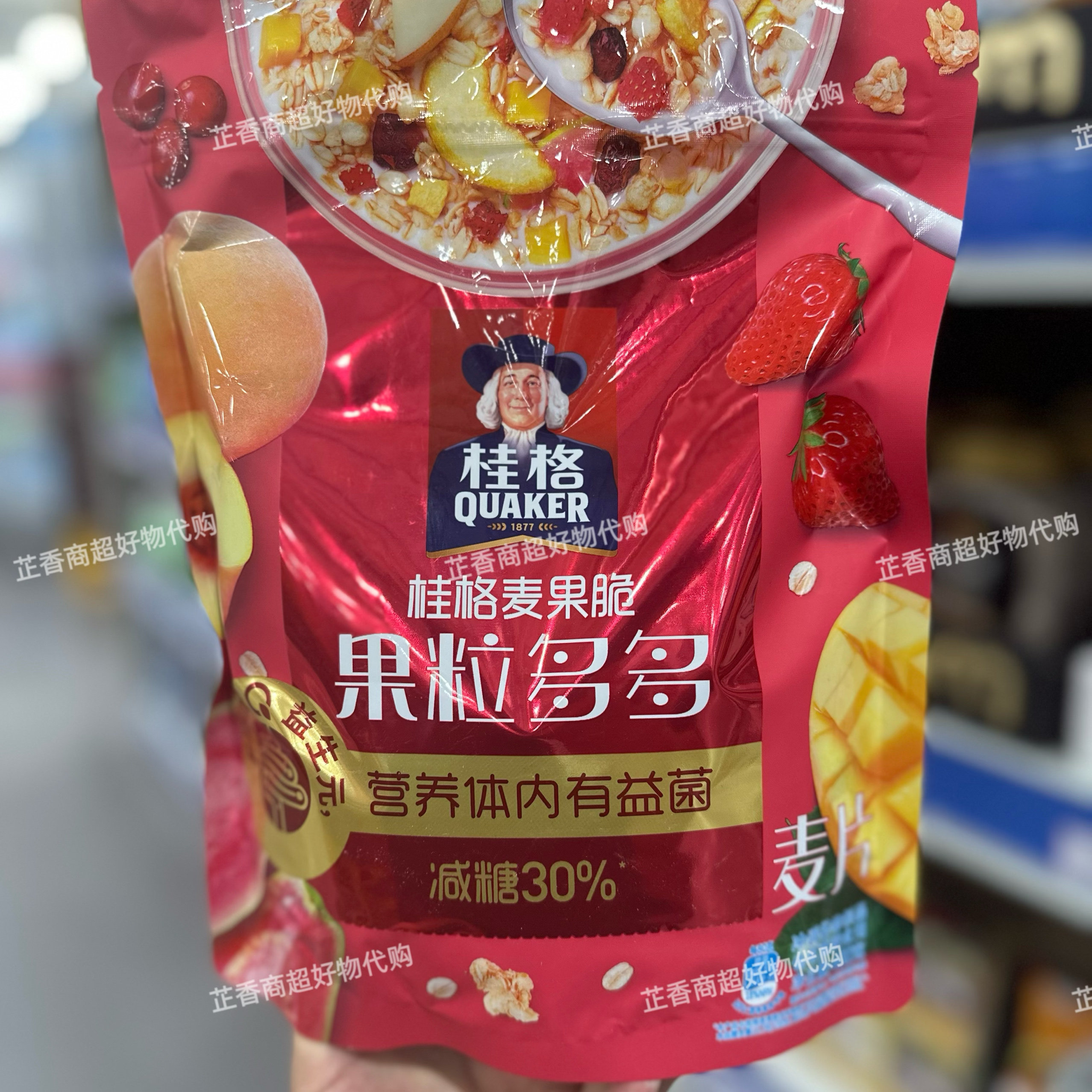 [麦德龙]国内代购桂格麦果脆果粒多多开包即食燕麦片营养早餐