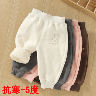 保暖裤 儿童暖暖裤 冬季 子加绒宽松宝宝大PP屁屁休闲裤 秋冬男女童裤