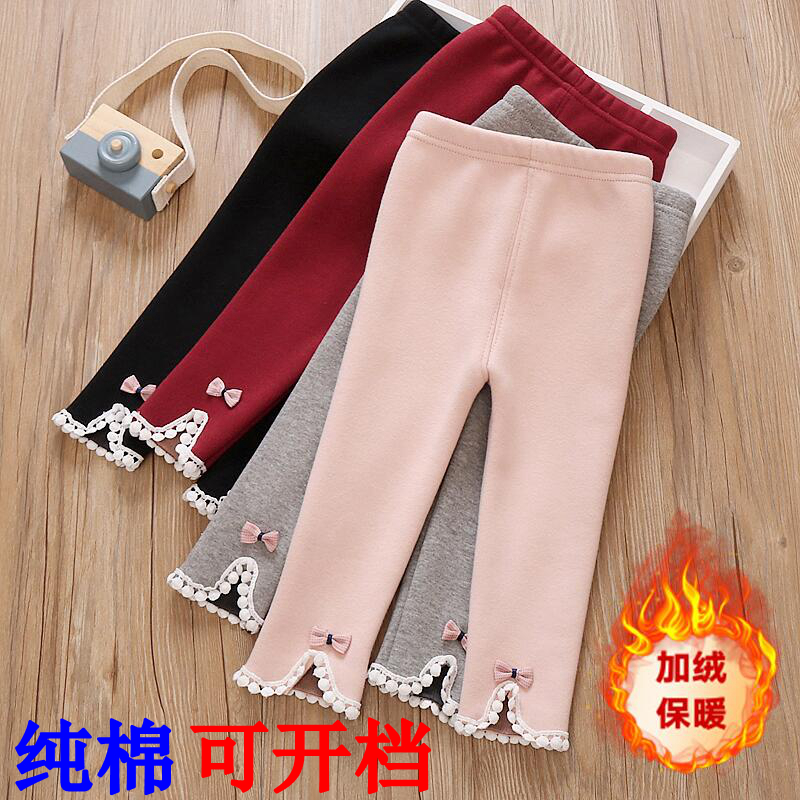 女童打底裤加绒早春儿童裤子加厚女宝宝长裤婴儿裤薄绒晚秋外穿,童装/婴儿装/亲子装,裤子,淘宝优惠券,粉丝福利购,淘宝优惠卷
